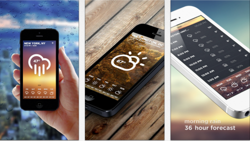 Wetter Apps fürs iPhone, Morning Rain
