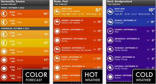 Wetter Apps fürs iPhone, Clear Weather