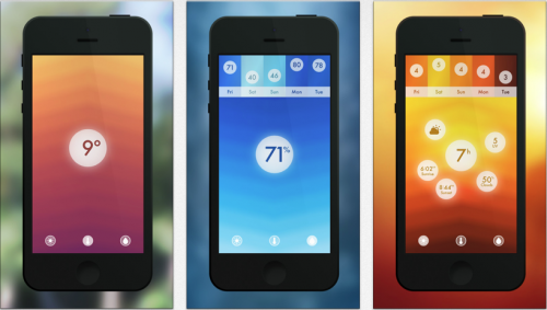 Wetter Apps fürs iPhone Haze