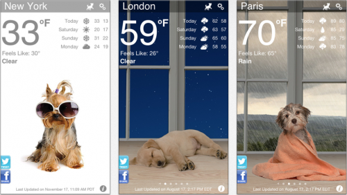 Iphone Wetter Apps Weather Puppy